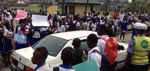Olanada Secondary School protest