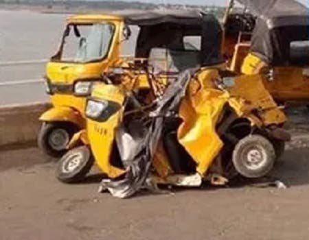 Truck crushed three occupants of a tricycle to death-TopNaija.ng