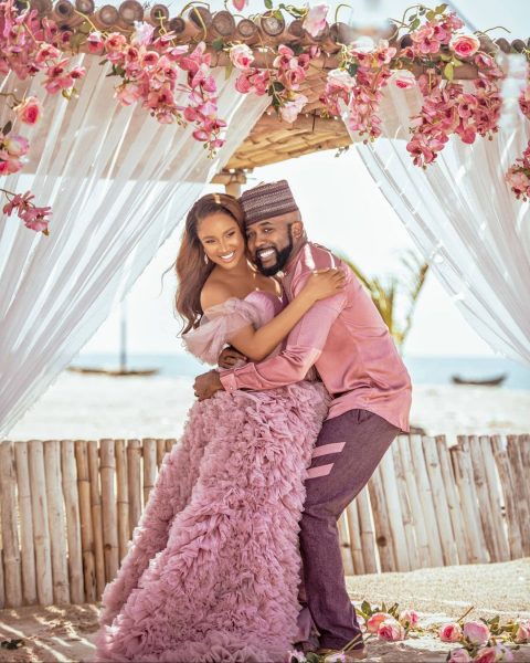 Banky W and Adesua Etomi welcome baby boy!