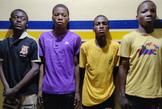 Police arrest four teenagers for allegedly gangraping a 15-year-old girl [PHOTO]-TopNaija.ng