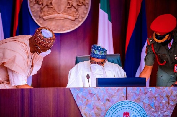 President Muhammadu Buhari, on Wednesday, 24th March 2021, chaired a virtual Federal Executive Council (FEC) Meeting at the State House, Abuja.