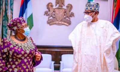 Buhari receives Okonjo-Iweala in Aso Villa [PHOTOS]