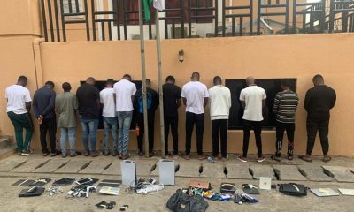 EFCC arrest 13 suspected internet fraudsters in Abuja-TopNaija.ng