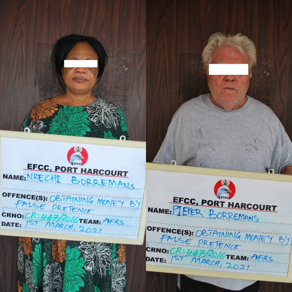 Dutch couple arraigned for $330,000 oil vessel fraud [PHOTOS]-TopNaija.ng