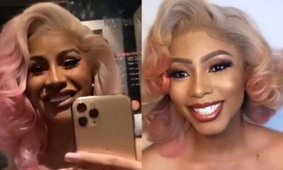 The moment American rapper, Cardi B complimented Mercy Eke's sexy looks