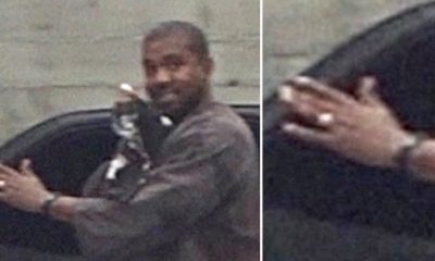Kanye West picture with his wedding ring amid divorce with Kim