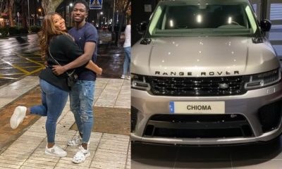 Omeruo gifts wife, Chioma Range Rover 1