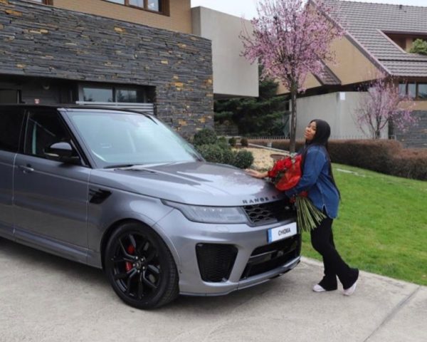 Omeruo gifts wife, Chioma Range Rover