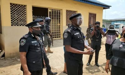 Police reinforce security around COVID-19 vaccines store in Lagos