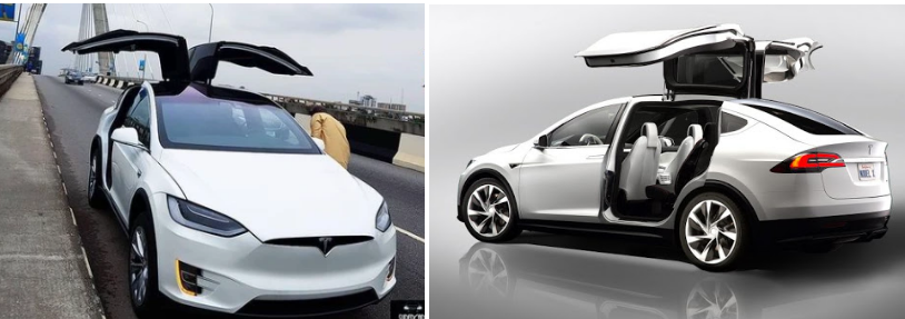 Multi million naira Tesla electric car spotted in Lagos, causes stir on social media