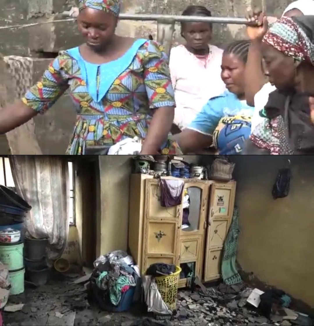 How mother and her 4 children died in fire caused by candlelight in Kwara state [VIDEO]-TopNaija.ng