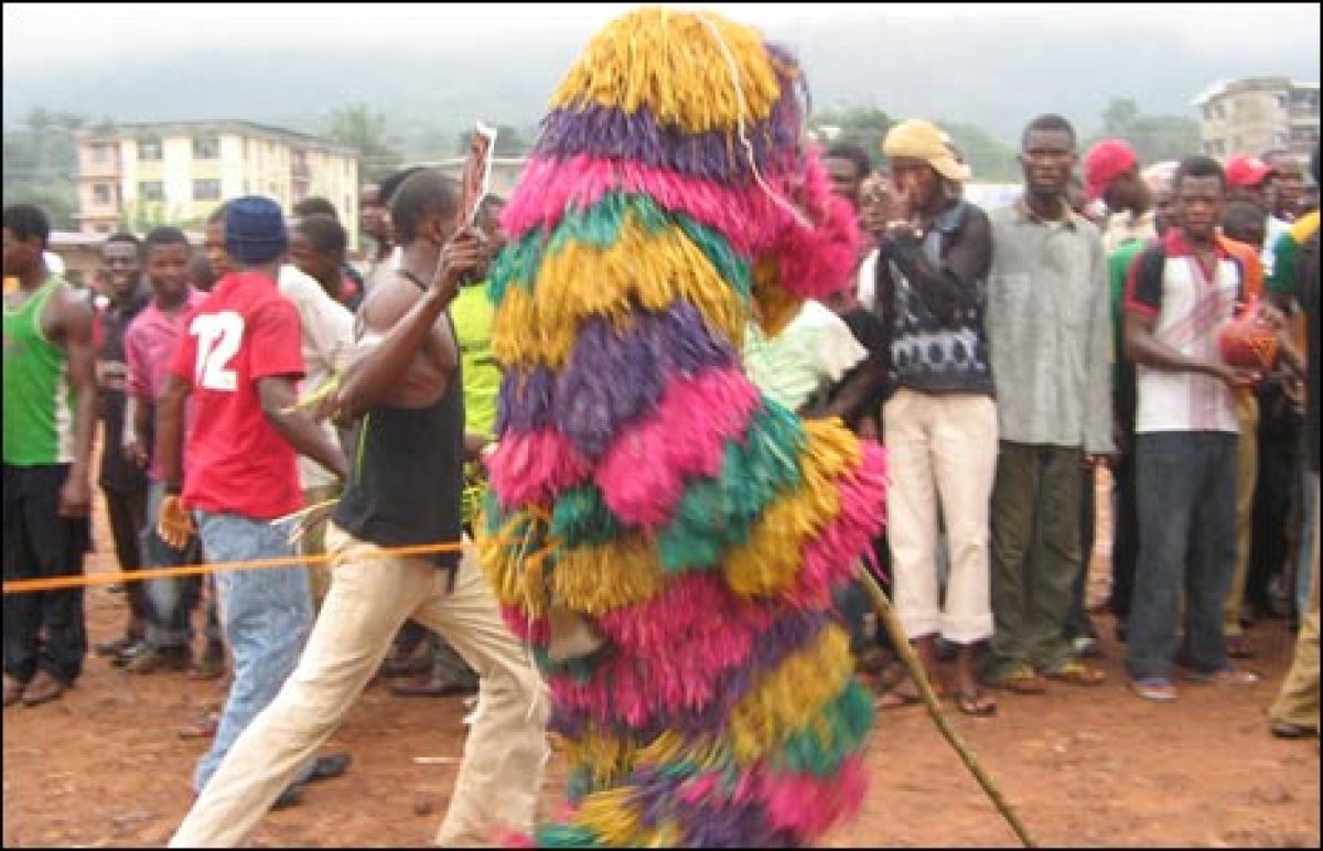 masquerade in church nigeria