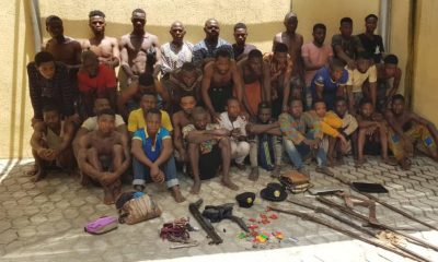 Police arrest women with gun, 56 suspected cultists and armed robbers in Lagos-TopNaija.ng