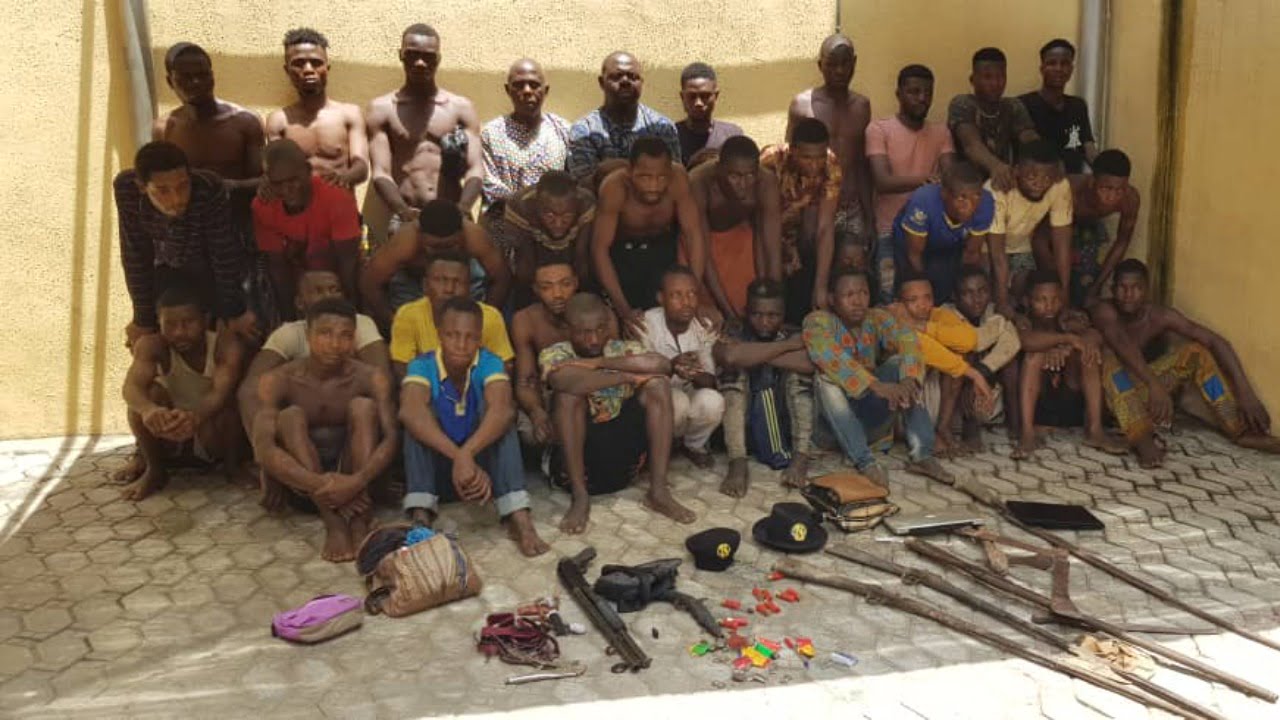 Police arrest women with gun, 56 suspected cultists and armed robbers in Lagos-TopNaija.ng