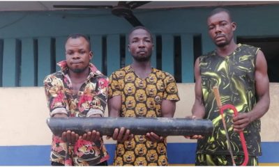 Police arrest three railway workers for vandalizing cables-TopNaija.ng