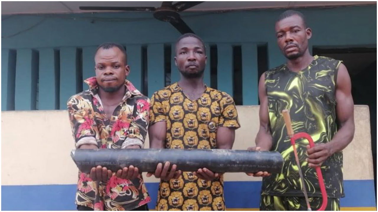 Police arrest three railway workers for vandalizing cables-TopNaija.ng