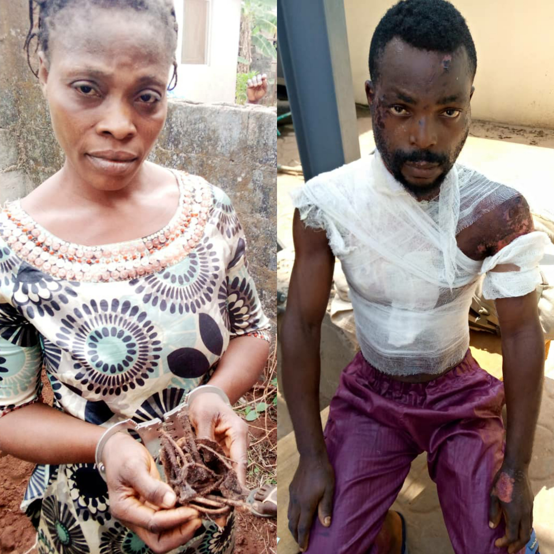 Police arrest woman for pouring hot water on her husband in Ogun [PHOTOS]-TopNaija.ng