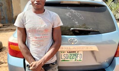 Police arrest notorious car snatcher in Nasarawa-TopNaija.ng