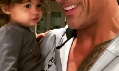 The Moment Dwayne Johnson Encourages His 2-Year-Old Daughter Tiana To Tell Herself She's "Pretty","Awesome" and "Smart"