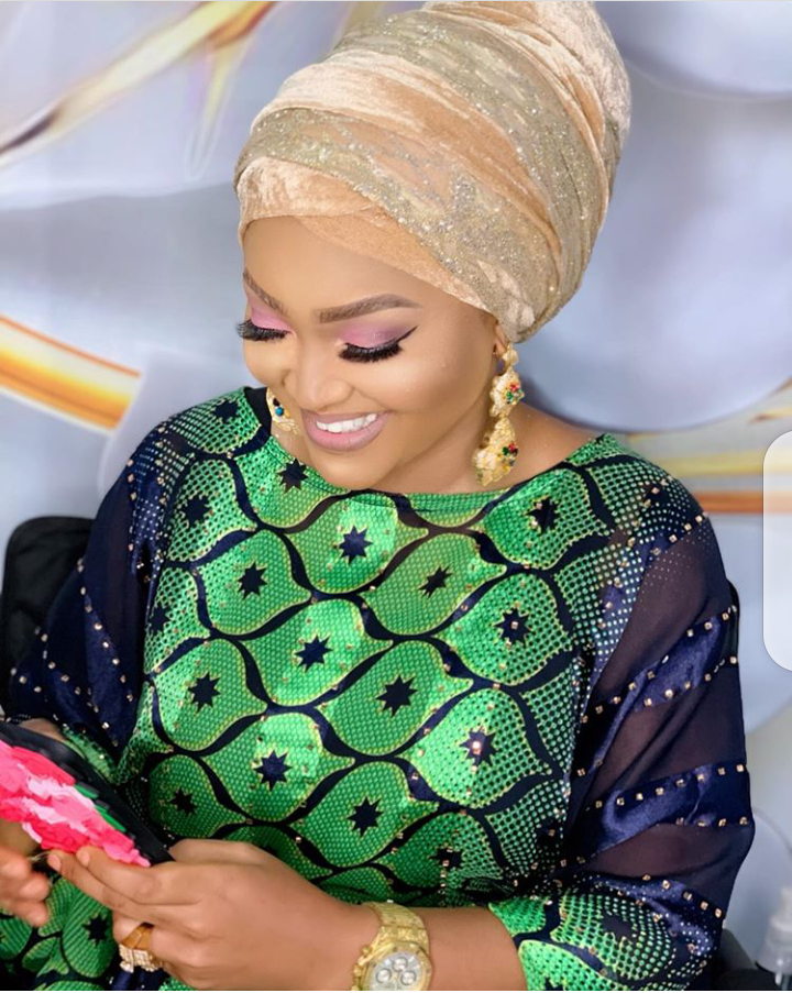 Actress, Mercy Aigbe celebrates Ramadan with Muslim fans and families