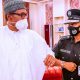 BREAKING: Buhari receives acting IGP Usman Baba