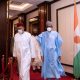 Buhari breaks fast with Niger President, Bazoum [PHOTOS]