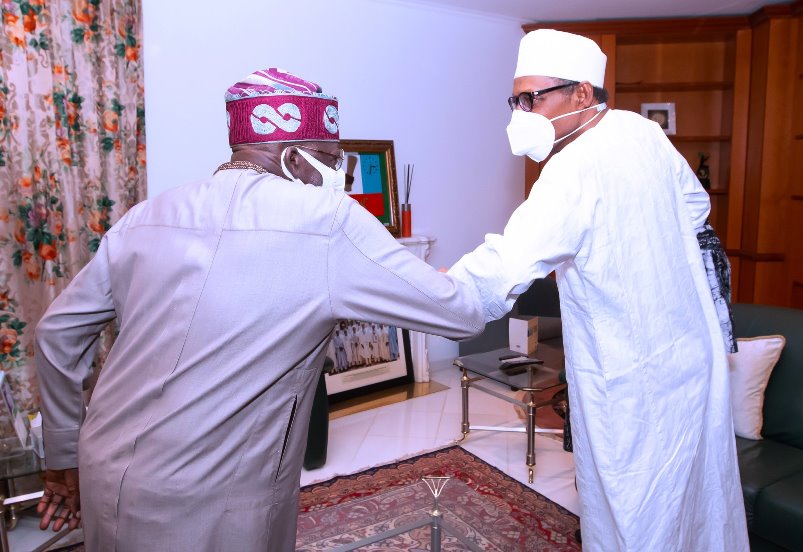 Insecurity: Buhari meets Tinubu, Akande, Zulum [PHOTOS]