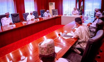 President Buhari meets governors