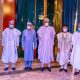 President Buhari meets Northern governors behind ‘closed door’ in Abuja [PHOTOS]
