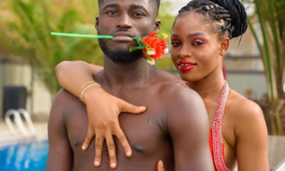 Nigerian comedian, Lord Zeus has taken to his Facebook and Instagram pages to share lovely pre-wedding photos including an invitation card to the wedding that is said to take place by the 3rd of April, 2021.