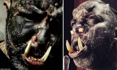 Man who transforms into a monster sets to feature in an Hollywood film [PHOTOS]