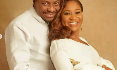 Comedian, Alibaba celebrate 15 years of marriage with wife [PHOTOS]