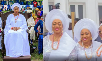 Prophetess Naomi receives prayers from Ooni of Ife’s sisters on her birthday [PHOTOS]