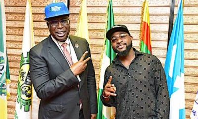 Minister of Petroleum hails Davido and his generation, gives him new assurance of comittment