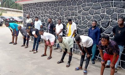 Police arrest 14 suspected internet fraudsters in Lagos [PHOTOS]-TopNaija.ng