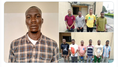 How court convicted 11 internet fraudsters in Port Harcourt [PHOTOS]-TopNaija.ng