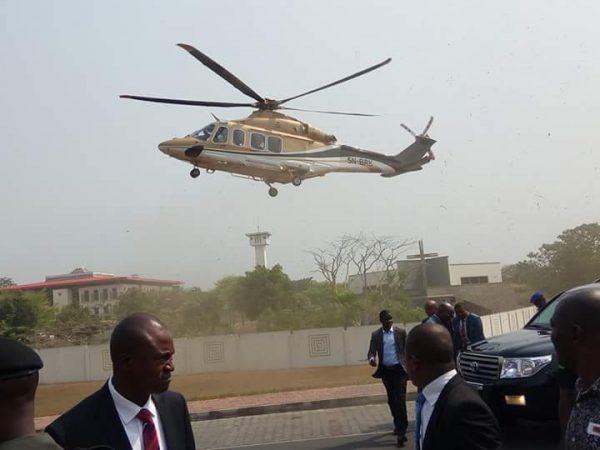 pastor adeboye in private chopper