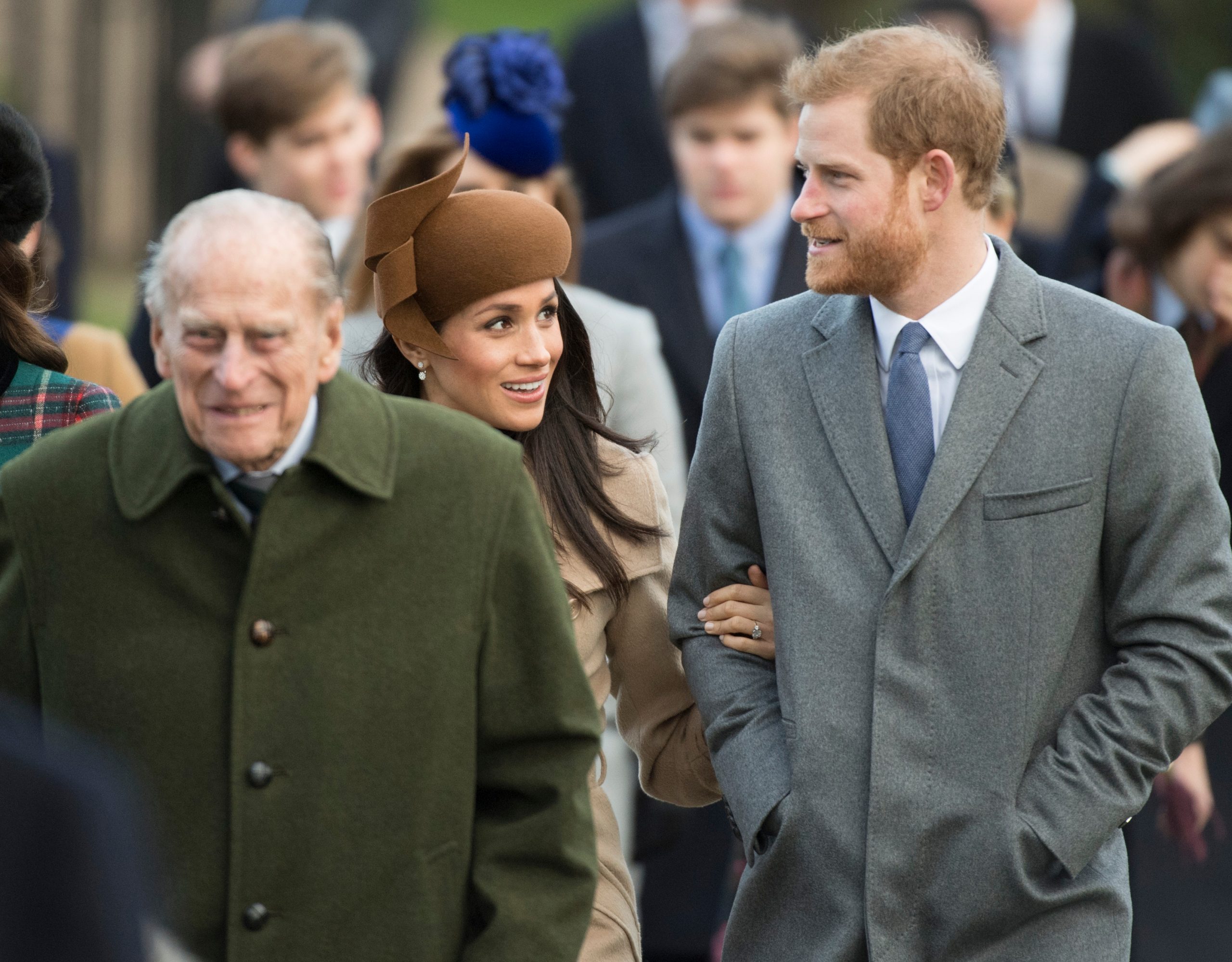 prince philip with harry and meghan 2
