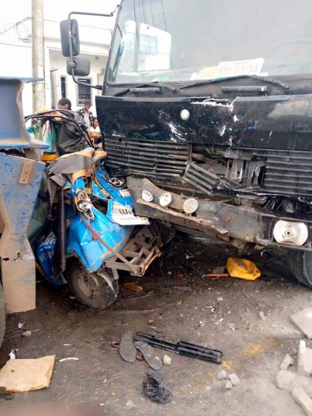 Mr Ejovi teacher One killed as truck rams into tricycle in Delta g