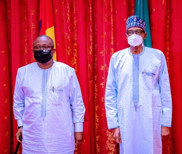 Buhari receives Guinea Bissau President, Embaló in Abuja [PHOTOS]