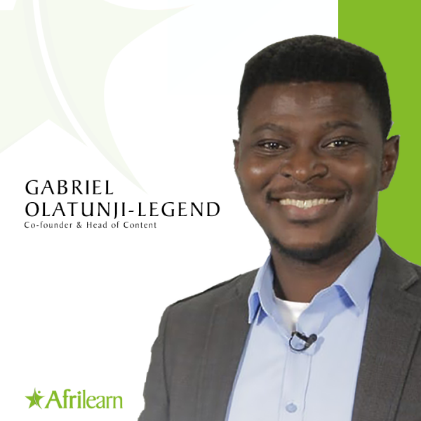 Isaac Oladipupo - Afrilearn Co-founder & Head of Content