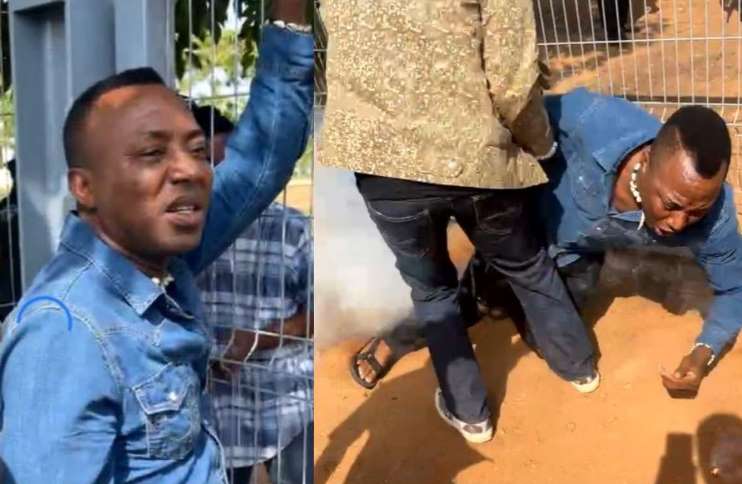 Police deny shooting Omoyele Sowore during protest in Abuja