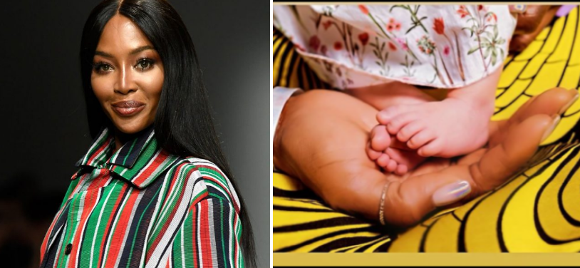 At 50 years, British model, Naomi Campbell gives birth to her first child