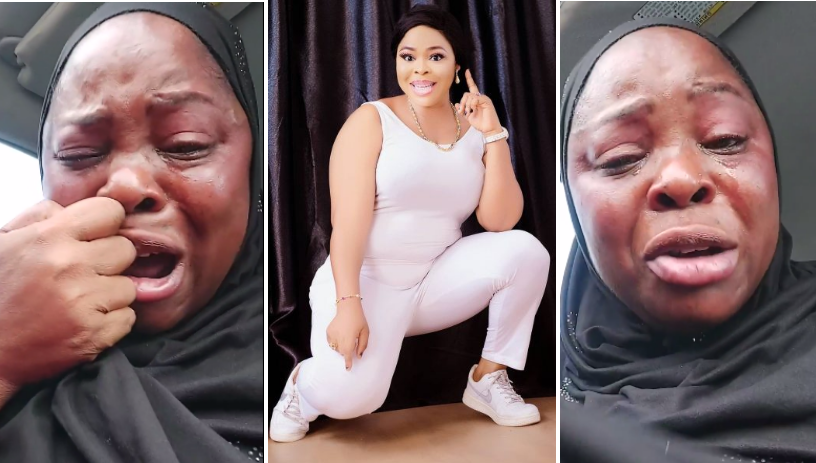 Actress, Ewatomilola, in serious tears as robbers made away with all the goods in her shop [VIDEO]