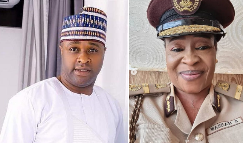Actor, Femi Adebayo reacts as his sister gets promoted as the 'Comptroller General Of Immigration'