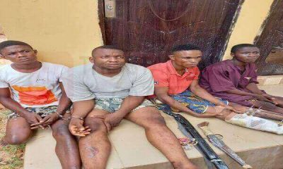 How police arrested four-man robbery gang terrorizing Edo communities-TopNaija.ng