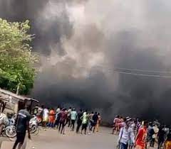 Tension as explosion rocks Mile 3 market in Port Harcourt-TopNaija.ng