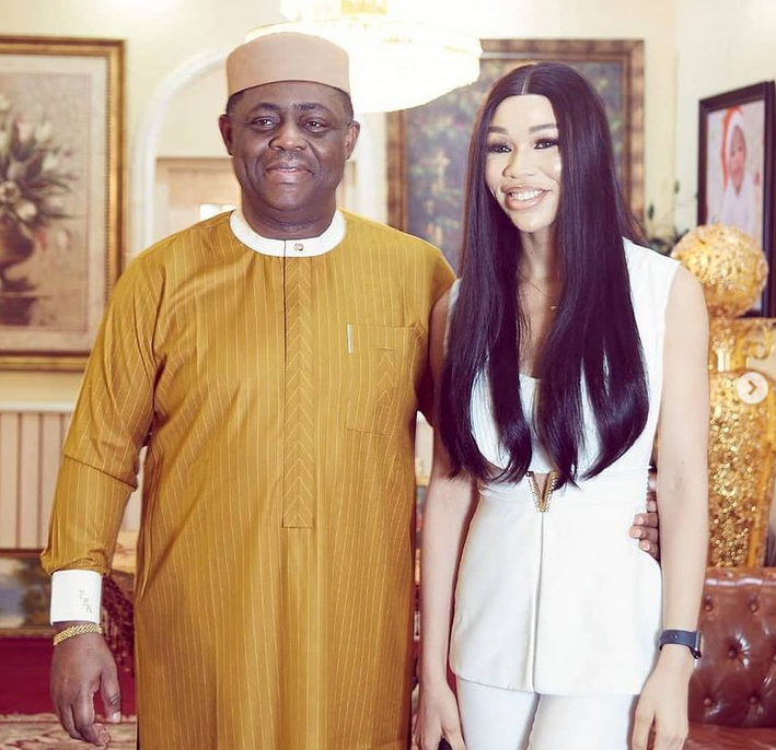 60-year-old politician, Fani-Kayode reveals how his lover, Nerita makes his heart sing
