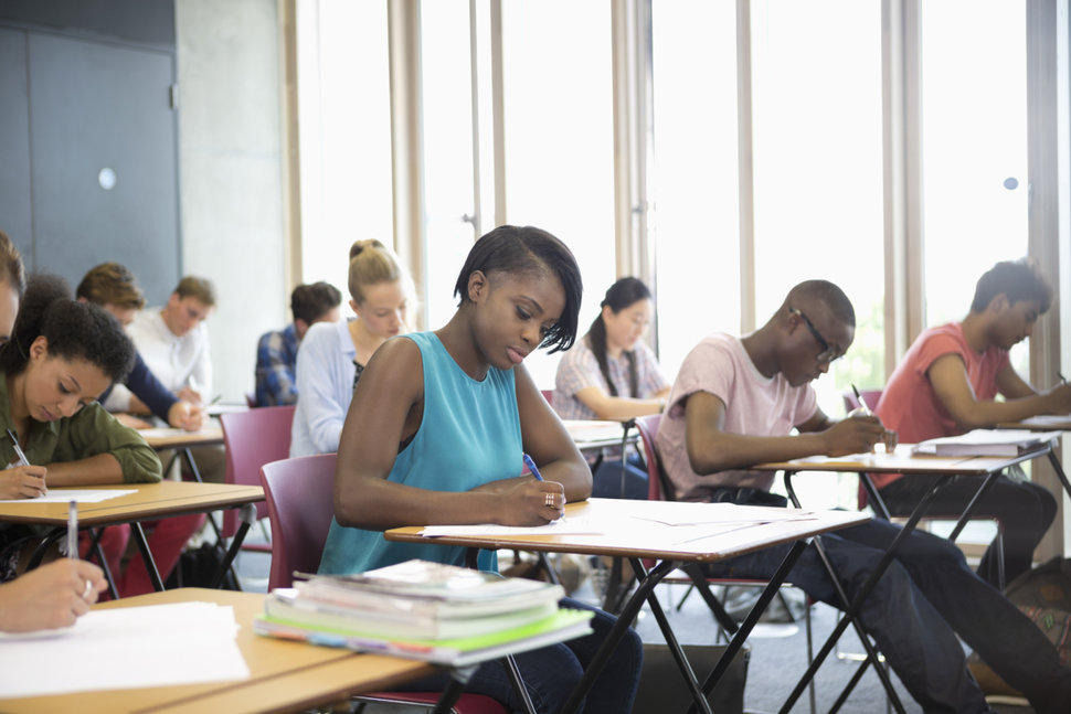 Exam success online black african