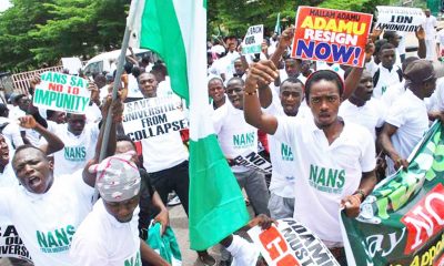 NANS protest topnaija